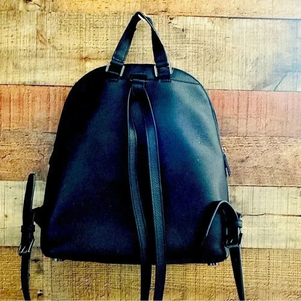 Micheal Kors Adele Large Pebbled Leather Backpack